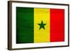 Senegal Flag Design with Wood Patterning - Flags of the World Series-Philippe Hugonnard-Framed Art Print