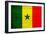 Senegal Flag Design with Wood Patterning - Flags of the World Series-Philippe Hugonnard-Framed Art Print