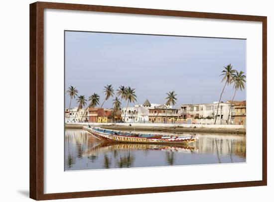 Senegal River and the City of Saint Louis-Bruno Morandi-Framed Photographic Print