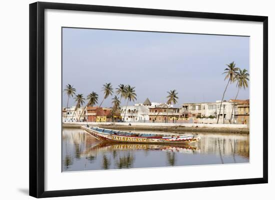 Senegal River and the City of Saint Louis-Bruno Morandi-Framed Photographic Print