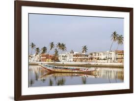 Senegal River and the City of Saint Louis-Bruno Morandi-Framed Photographic Print