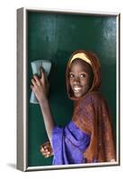 Senegal schoolgirl, Popenguine, Thies, Senegal-Godong-Framed Photographic Print