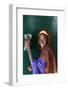 Senegal schoolgirl, Popenguine, Thies, Senegal-Godong-Framed Photographic Print