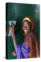 Senegal schoolgirl, Popenguine, Thies, Senegal-Godong-Stretched Canvas