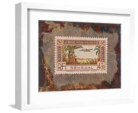 Senegal Stamp-unknown Walker-Framed Art Print