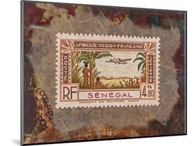 Senegal Stamp-unknown Walker-Mounted Art Print