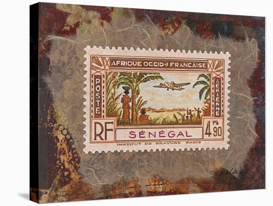 Senegal Stamp-unknown Walker-Stretched Canvas