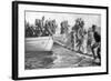 Senegalese Soldiers Embarking on the Egyptian Coast, World War I, 1915-null-Framed Giclee Print