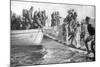 Senegalese Soldiers Embarking on the Egyptian Coast, World War I, 1915-null-Mounted Giclee Print