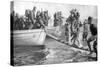 Senegalese Soldiers Embarking on the Egyptian Coast, World War I, 1915-null-Stretched Canvas