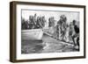 Senegalese Soldiers Embarking on the Egyptian Coast, World War I, 1915-null-Framed Giclee Print