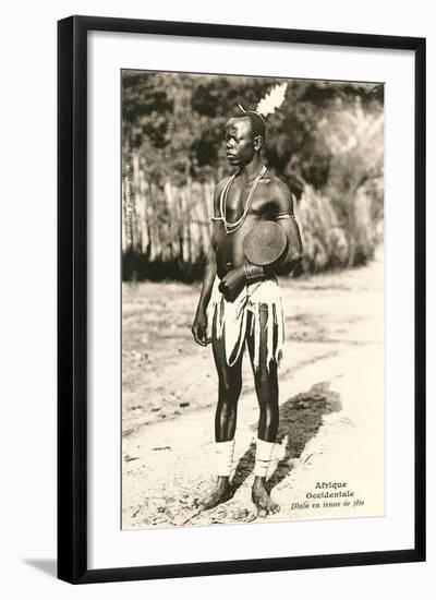 Senegalese Tribesman-null-Framed Art Print
