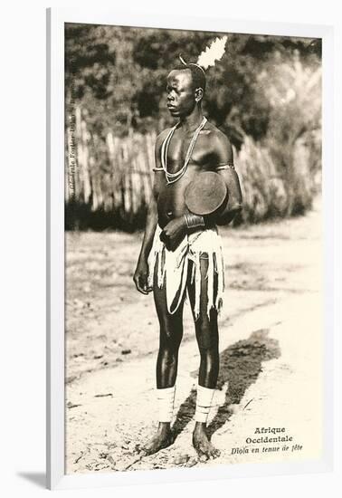 Senegalese Tribesman-null-Framed Art Print