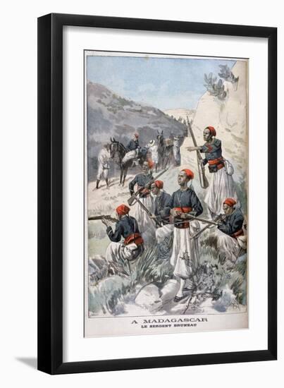 Senegalese Troops, Madagascar, 1897-Oswaldo Tofani-Framed Giclee Print