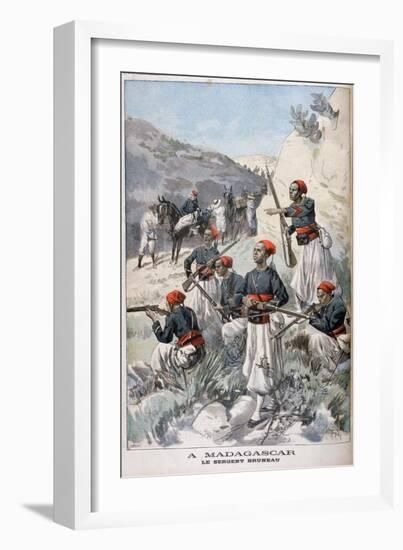 Senegalese Troops, Madagascar, 1897-Oswaldo Tofani-Framed Giclee Print