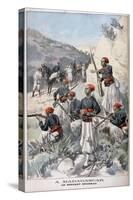 Senegalese Troops, Madagascar, 1897-Oswaldo Tofani-Stretched Canvas