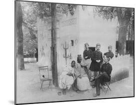 Senegalese Village at the Exposition Universelle De Paris, 1889-null-Mounted Giclee Print