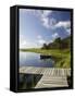Sengekontacket Pond, Oak Bluffs, Martha's Vineyard, Massachusetts, USA-Walter Bibikow-Framed Stretched Canvas