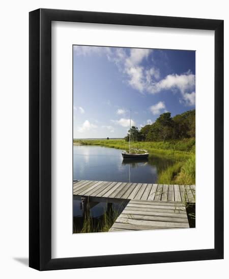 Sengekontacket Pond, Oak Bluffs, Martha's Vineyard, Massachusetts, USA-Walter Bibikow-Framed Premium Photographic Print