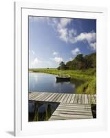 Sengekontacket Pond, Oak Bluffs, Martha's Vineyard, Massachusetts, USA-Walter Bibikow-Framed Photographic Print