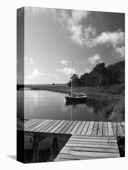 Sengekontacket Pond, Oak Bluffs, Martha's Vineyard, Massachusetts, USA-Walter Bibikow-Stretched Canvas