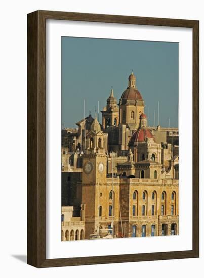 Senglea Town from the Harbour, Valletta, Malta-null-Framed Photographic Print