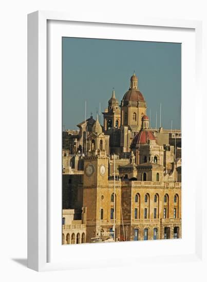 Senglea Town from the Harbour, Valletta, Malta-null-Framed Photographic Print