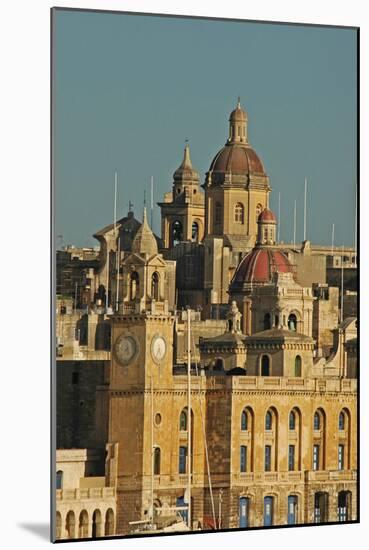 Senglea Town from the Harbour, Valletta, Malta-null-Mounted Photographic Print