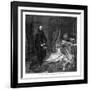 Seni Gazing on the Body of Wallenstein, 1864-Karl Theodor von Piloty-Framed Giclee Print