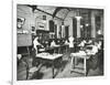 Senior Dressmaking Class, Ackmar Road Evening Institute for Women, London, 1914-null-Framed Photographic Print