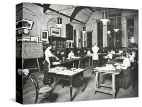 Senior Dressmaking Class, Ackmar Road Evening Institute for Women, London, 1914-null-Stretched Canvas