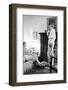 Senior Man and Woman in the Living Room, Ca. 1935-null-Framed Photographic Print