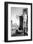 Senior Man and Woman in the Living Room, Ca. 1935-null-Framed Photographic Print