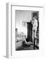 Senior Man and Woman in the Living Room, Ca. 1935-null-Framed Photographic Print