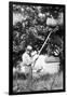 Senior Man Harvests Apples, Ca. 1926-null-Framed Photographic Print