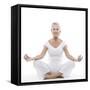 Senior Woman Doing Yoga-Science Photo Library-Framed Stretched Canvas