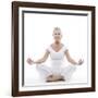 Senior Woman Doing Yoga-Science Photo Library-Framed Photographic Print