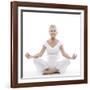 Senior Woman Doing Yoga-Science Photo Library-Framed Photographic Print