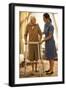 Senior Woman with Walking Frame-Science Photo Library-Framed Photographic Print