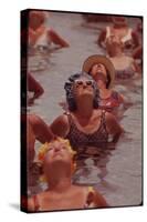 Senior Women in Exercises at Century Village Retirement Community, Florida, 1970s-null-Stretched Canvas