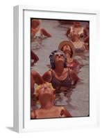 Senior Women in Exercises at Century Village Retirement Community, Florida, 1970s-null-Framed Photo