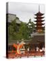 Senjokaku 5 Story Pagoda at Itsukushima Shrine, Miyajima Island, Honshu Island, Japan-Kober Christian-Stretched Canvas