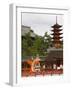 Senjokaku 5 Story Pagoda at Itsukushima Shrine, Miyajima Island, Honshu Island, Japan-Kober Christian-Framed Photographic Print