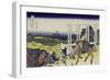 Senju in Musashi Province-Katsushika Hokusai-Framed Giclee Print