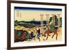 Senju in the Musachi Province, c.1830-Katsushika Hokusai-Framed Giclee Print