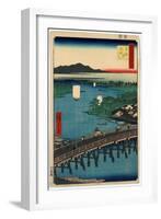Senju No Ohashi-Utagawa Hiroshige-Framed Giclee Print