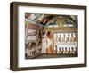Sennedjem and His Wife Facing a Naos Containing Twelve Divinities-null-Framed Giclee Print