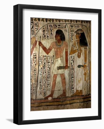 Sennefer and his Wife-null-Framed Giclee Print