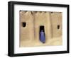 Sennissa, Mali, Person Heading Into Mosque-Peter Adams-Framed Photographic Print