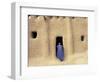 Sennissa, Mali, Person Heading Into Mosque-Peter Adams-Framed Photographic Print